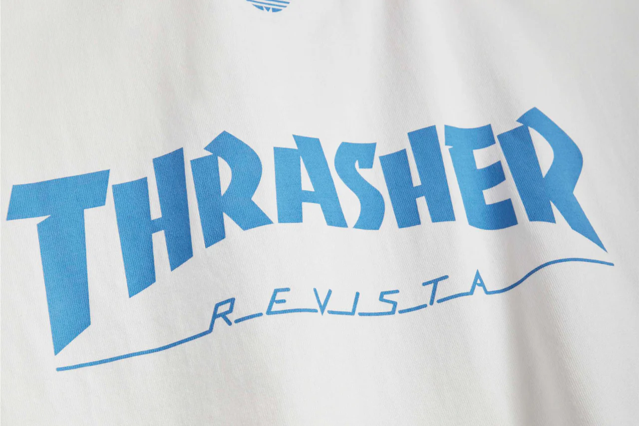 adidas - Thrasher x Adidas Tee (Core White) - Image 4