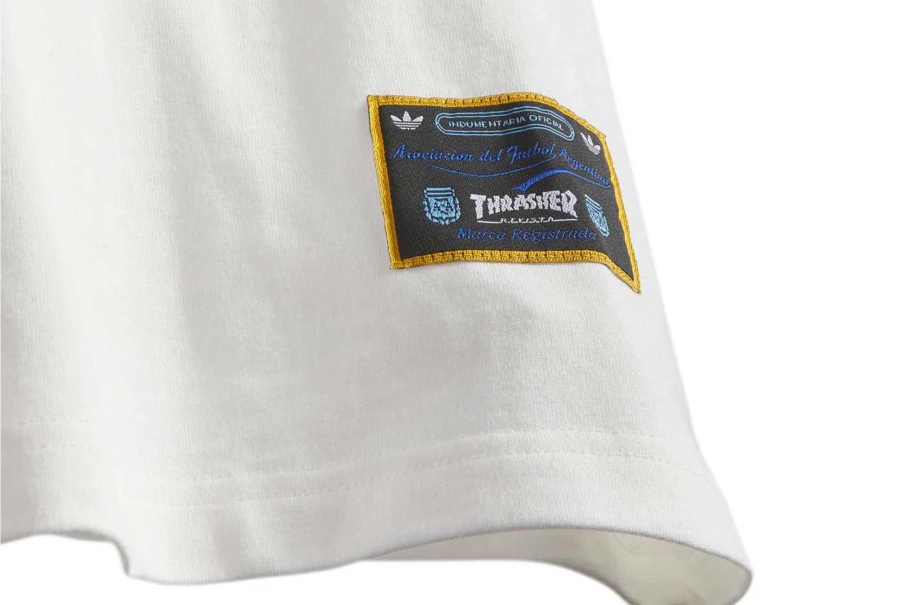 adidas - Thrasher x Adidas Tee (Core White) - Image 5