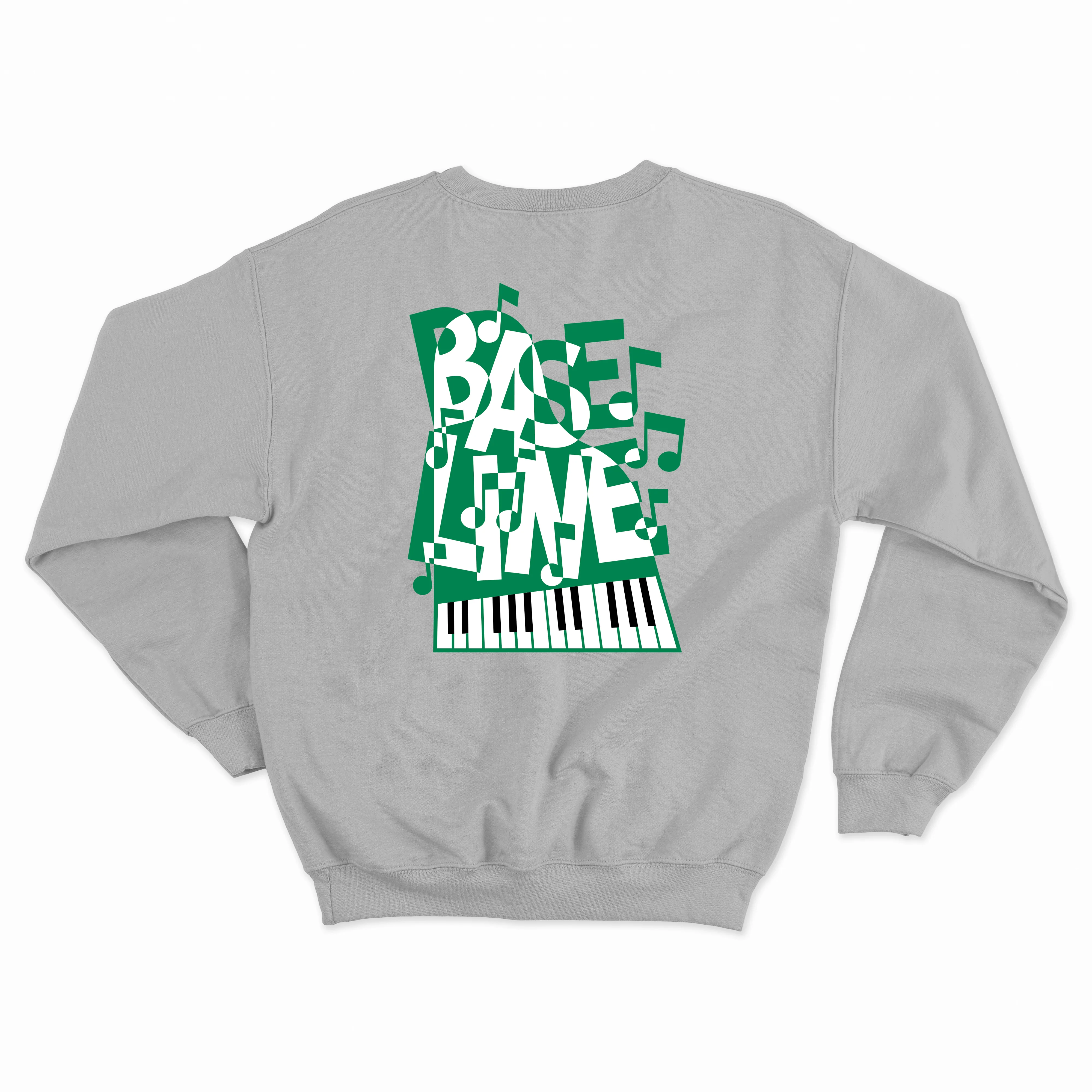 Baseline - Jazz Crew (Grey Melange/Green & White) - Image 2