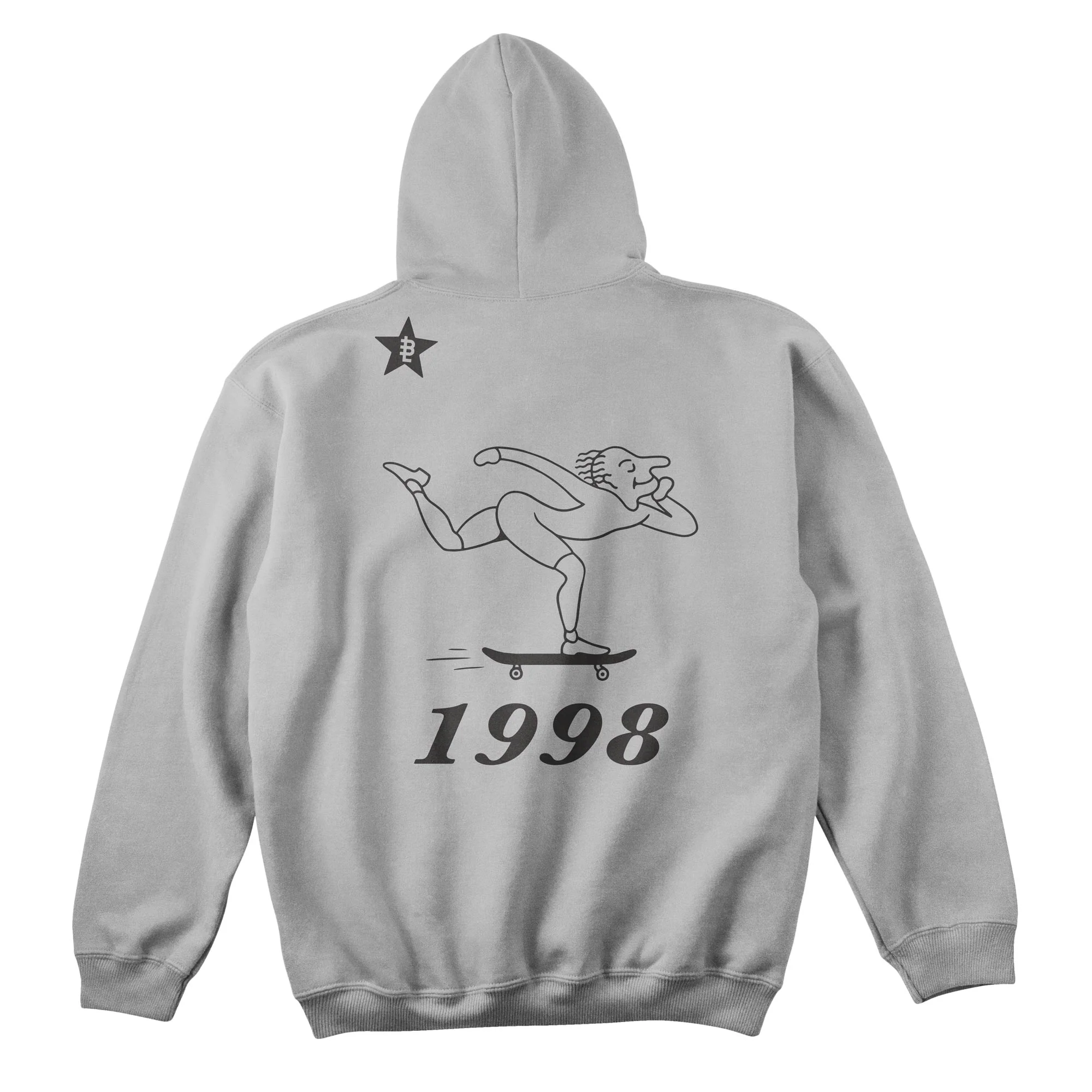 Baseline - Hoffman Hood (Heather Grey/Black) - Image 2