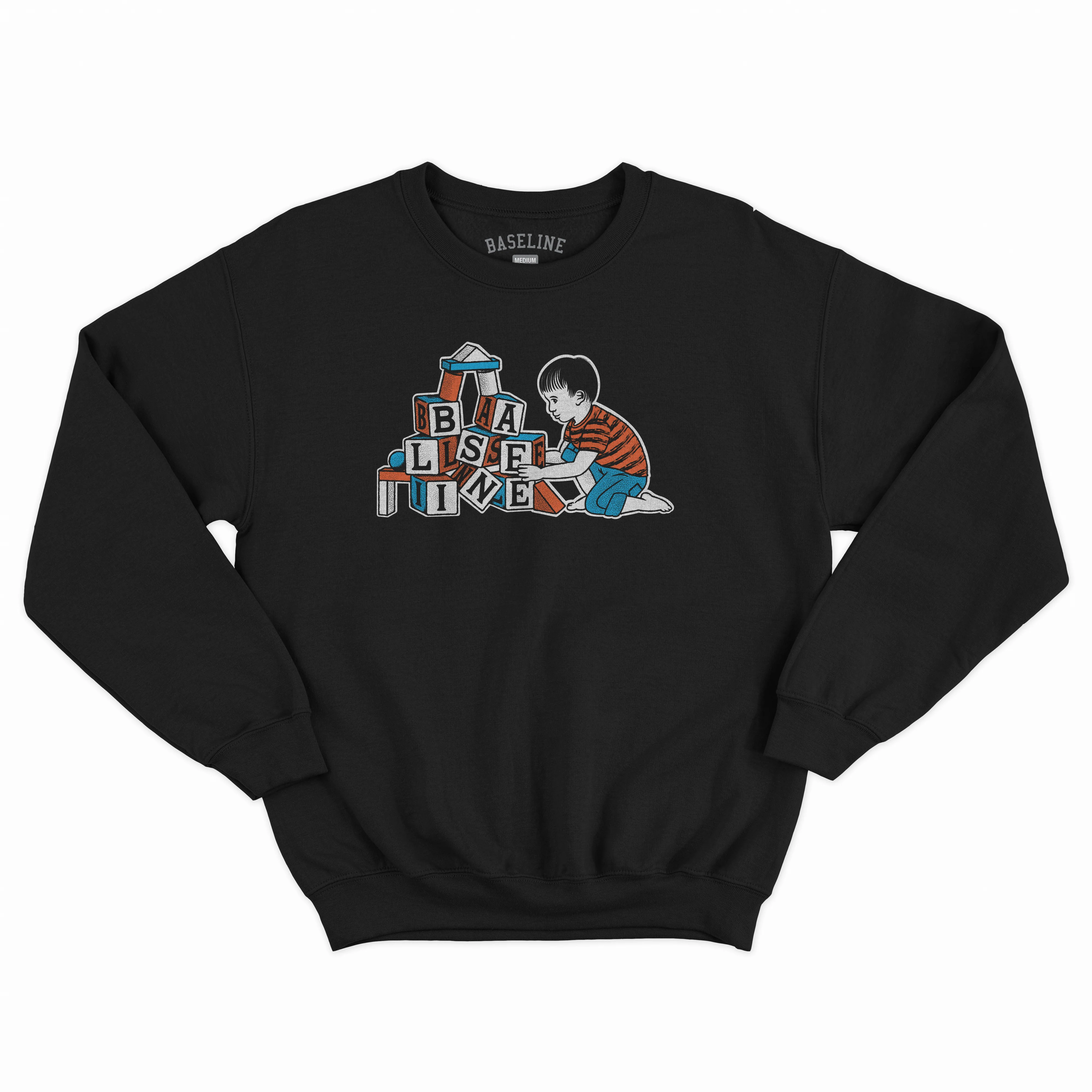 Baseline - Blockhead Crew (Black/Red & Blue)