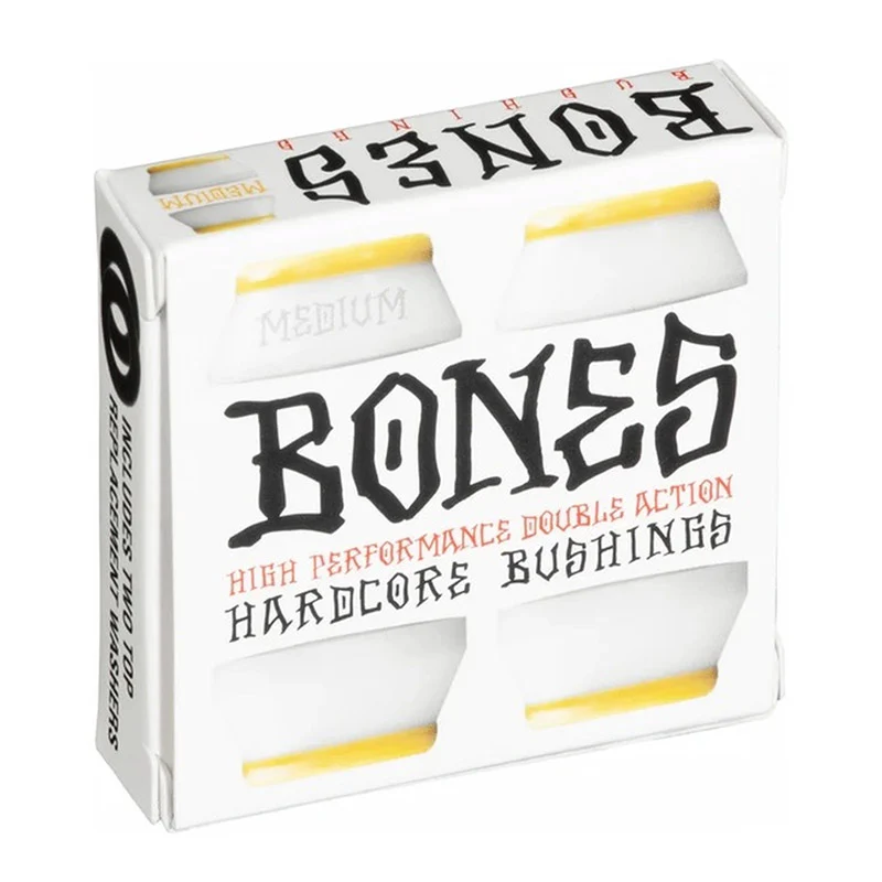 Bones - Medium Bushings (White/Yellow)