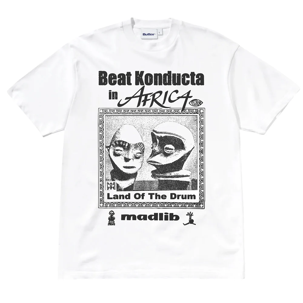 Butter Goods - x Madlib Africa Tee (White)