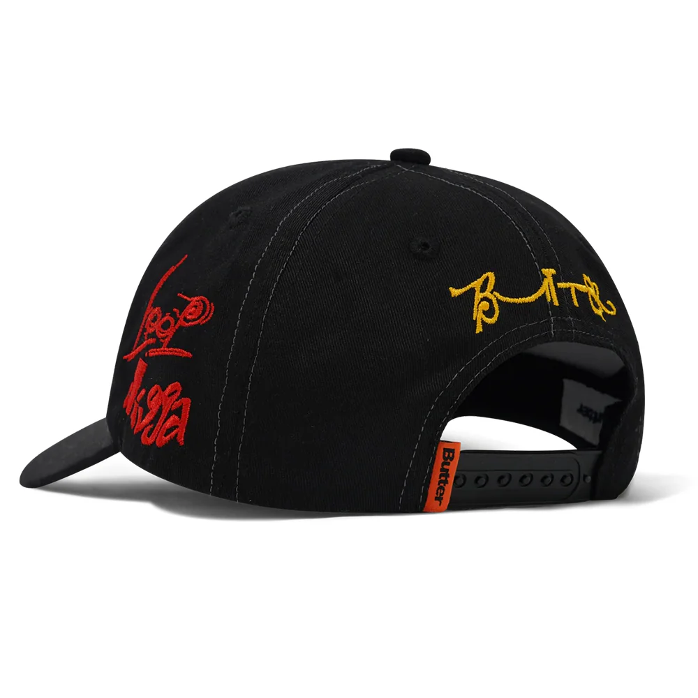 Butter Goods - x Madlib Alias 6 Panel Cap (Black) - Image 2