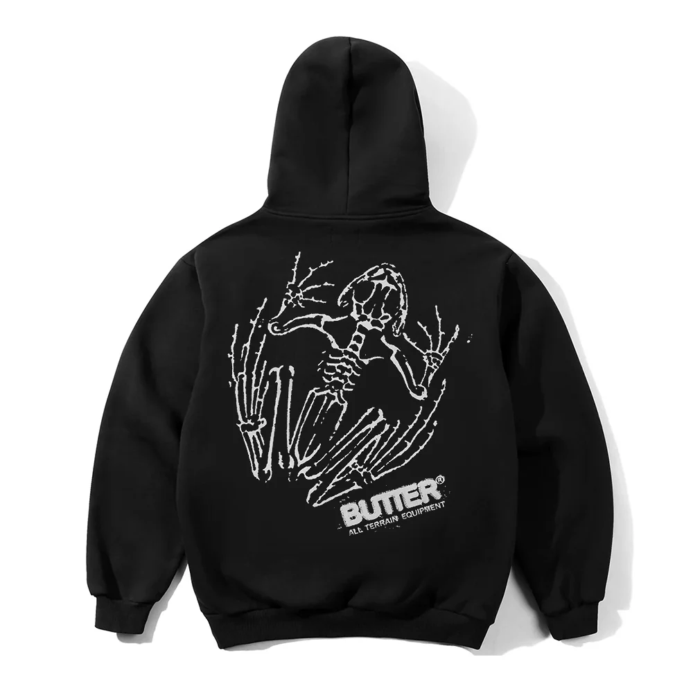 Butter Goods - Fossil Pullover Hood (Black) - Image 2