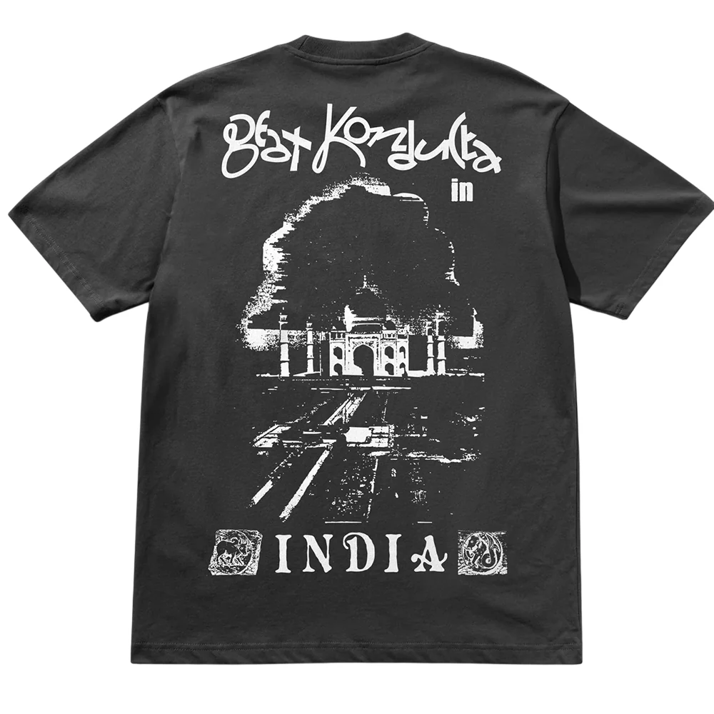 Butter Goods - x Madlib India Tee (Washed Black) - Image 2