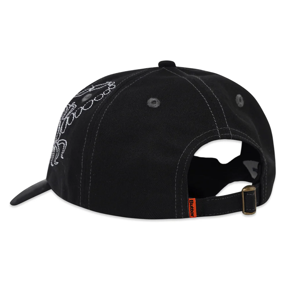 Butter Goods - Scorpion 6 Panel Cap (Black) - Image 2