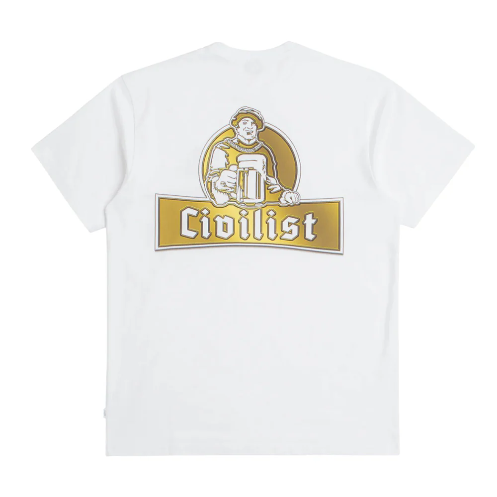 Civilist - Schulle Chrome Tee (White) - Image 2