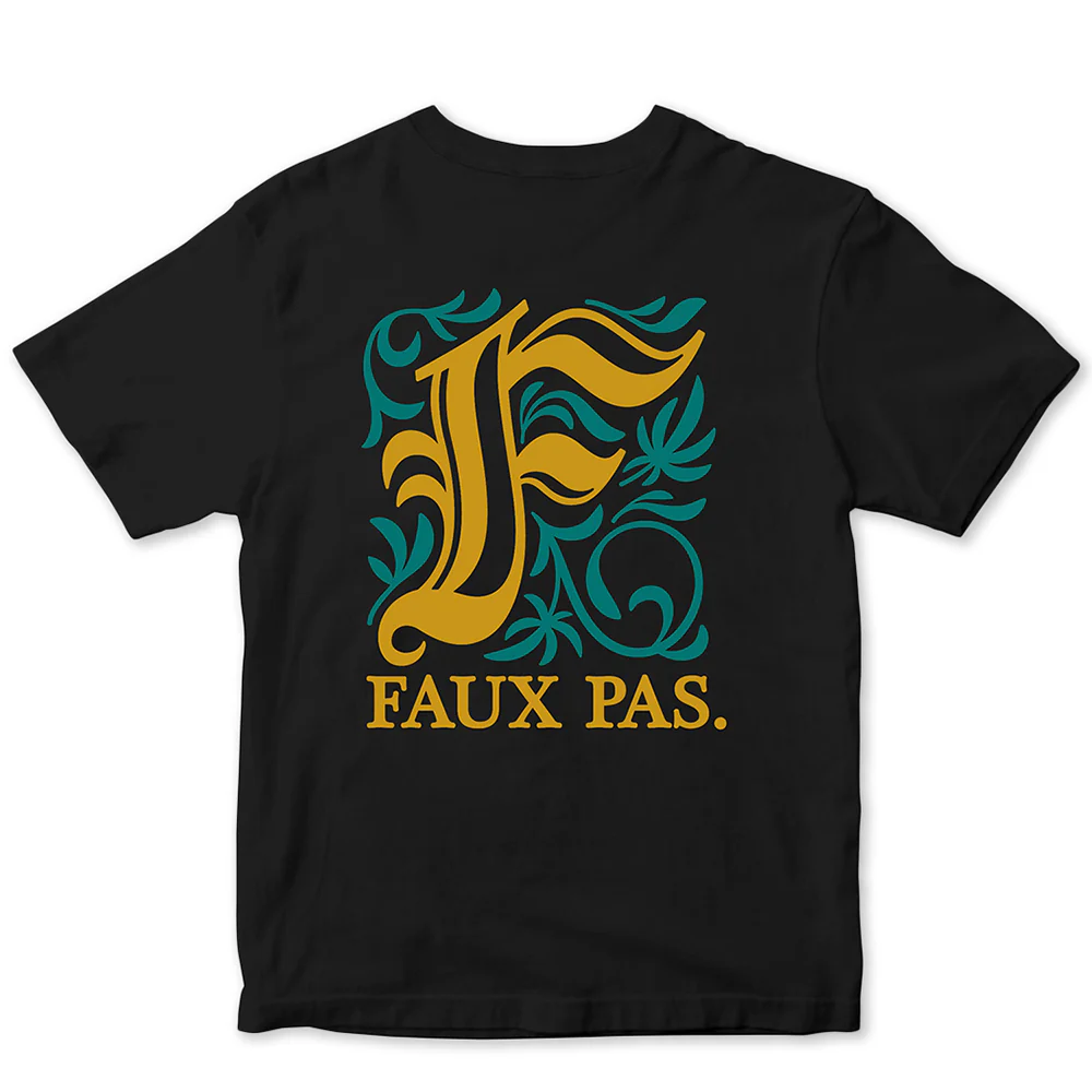 Faux Pas - Enchanted Tee (Black) - Image 2
