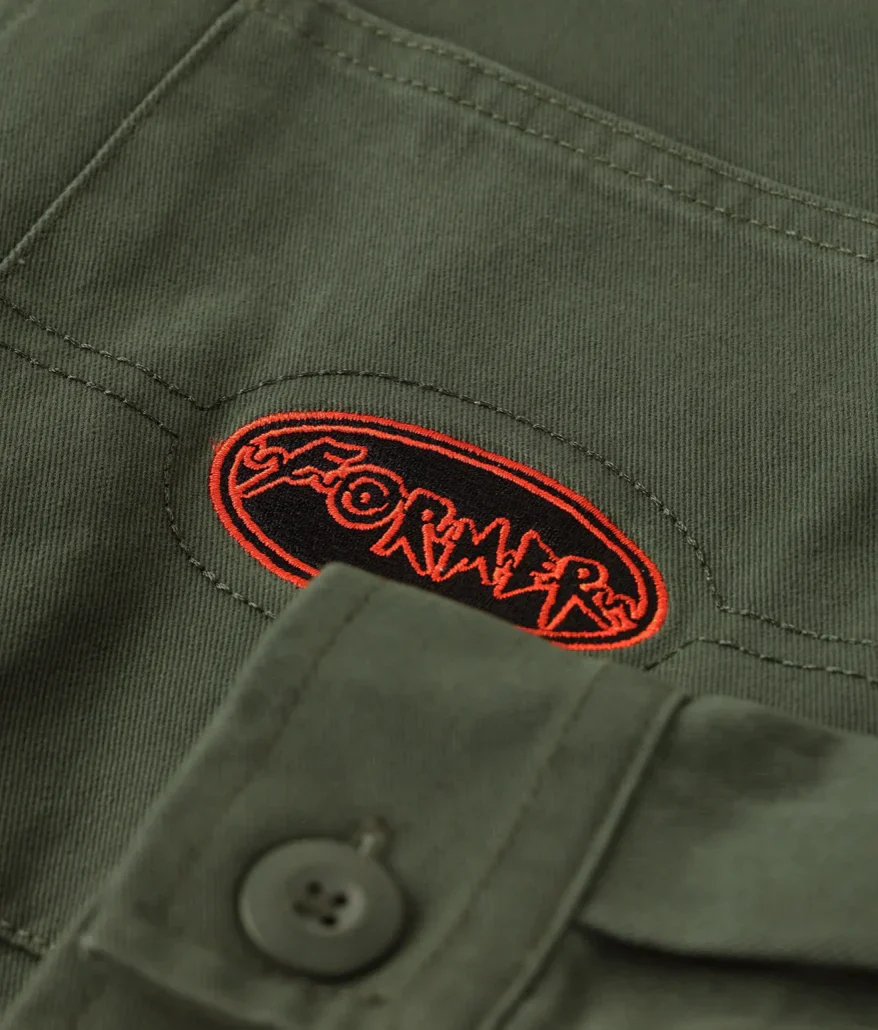 Former - Reynolds Flatline LS Overshirt (Deep Olive) - Image 3