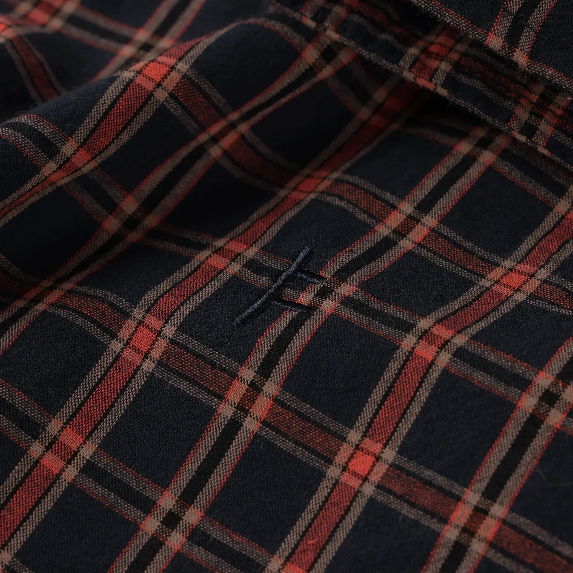 Former - Vivian Check LS Shirt (Navy) - Image 3