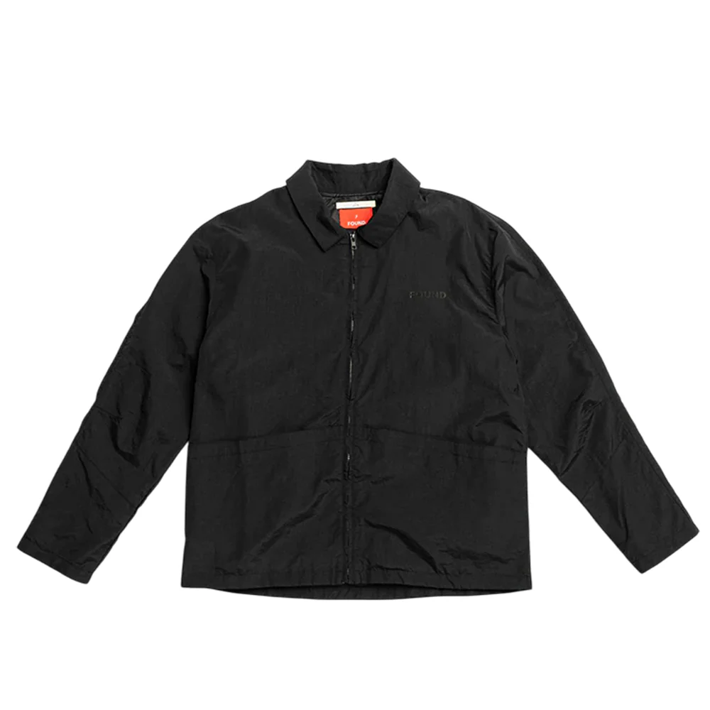Found - Collared Windcheater (Black)