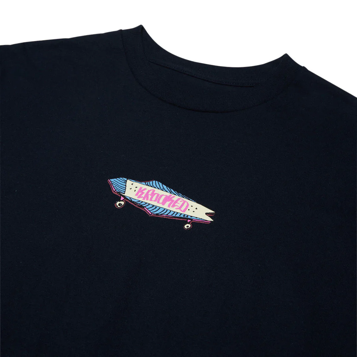 Krooked - Bored True Tee (Navy/Multi) - Image 2