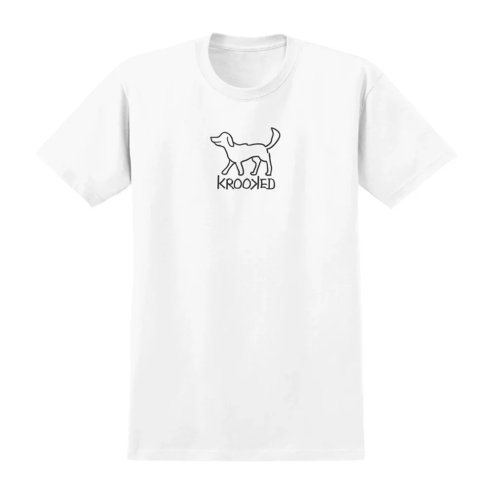 Krooked - El Perro Tee (White/Black)