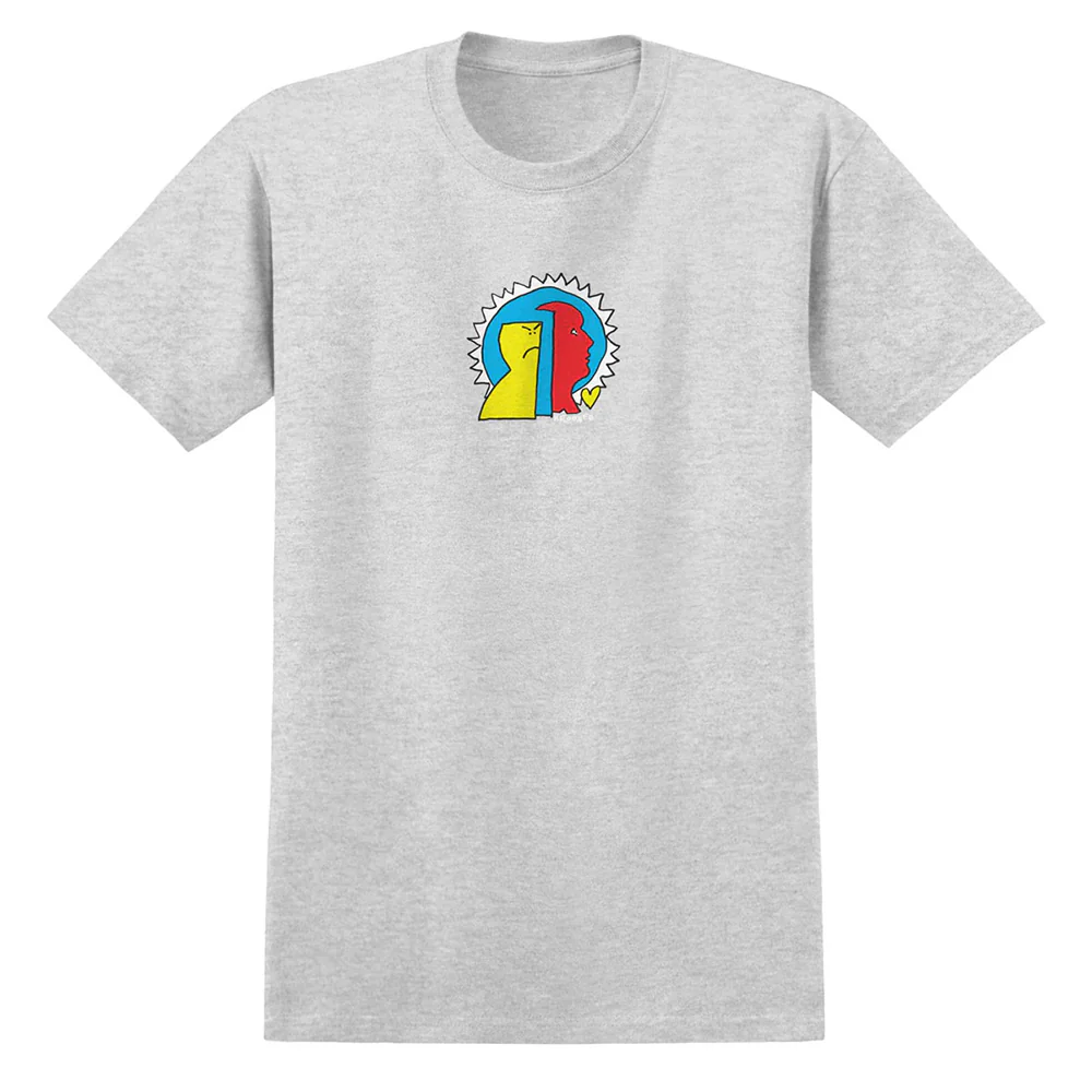 Krooked - Mad Back Fill Tee (Ash/Multi)