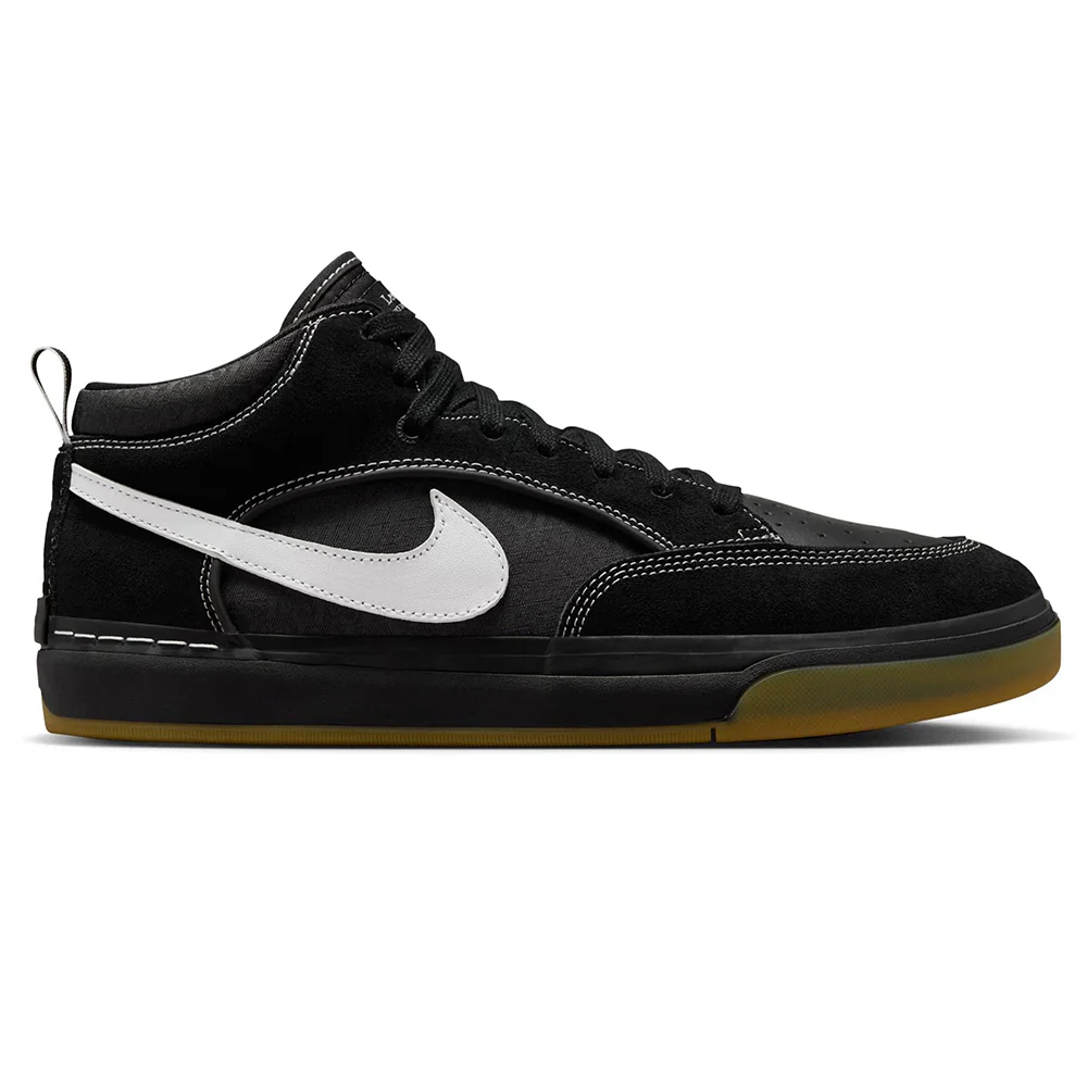 Nike SB - React Leo (Black/Black/Gum Light Brown/White)