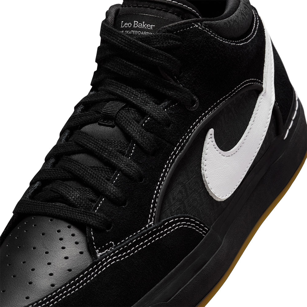 Nike SB - React Leo (Black/Black/Gum Light Brown/White) - Image 2