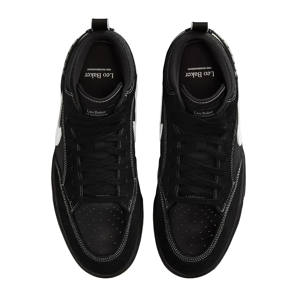 Nike SB - React Leo (Black/Black/Gum Light Brown/White) - Image 3