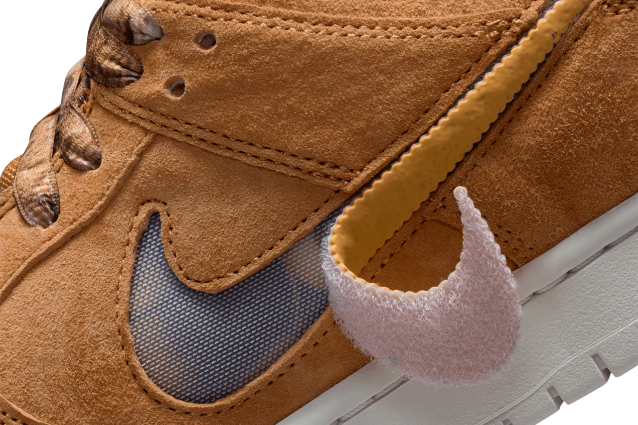 Nike SB - x NOTE Shop Dunk Low Pro QS (Flax/Honeycomb/Summit White) - Image 3
