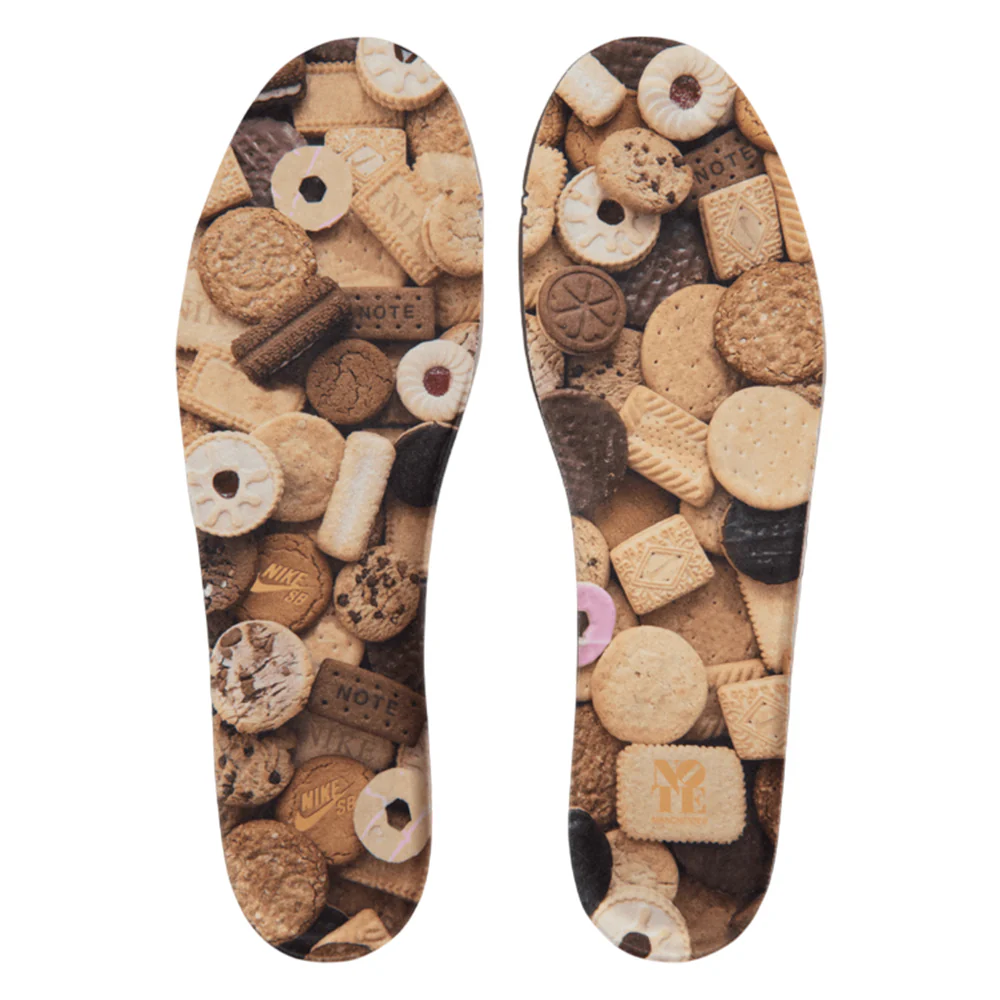 Nike SB - x NOTE Shop Dunk Low Pro QS (Flax/Honeycomb/Summit White) - Image 5