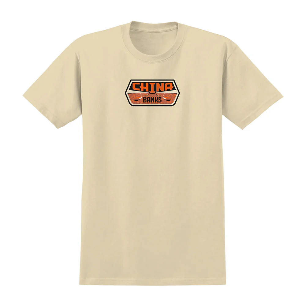Real - China Banks Tee (Cream/Multi)