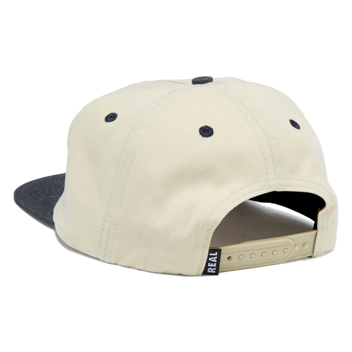 Real - EMB Adjustable Snapback (Tan/Charcoal) - Image 2