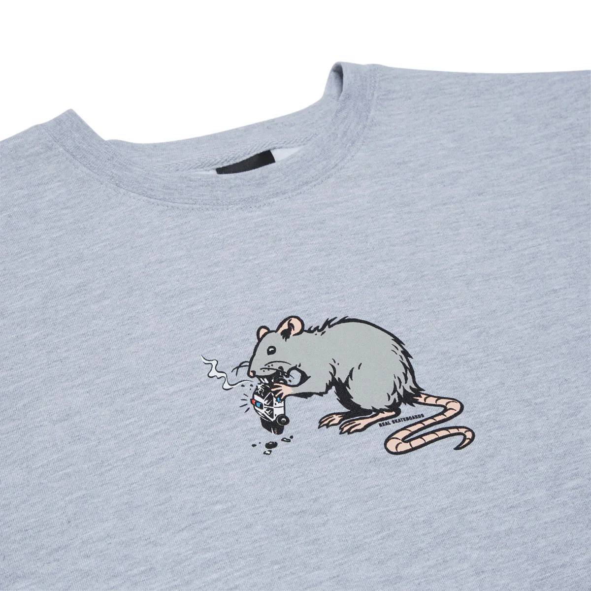 Real - Street Cleaner Crewneck (Heather Grey) - Image 2
