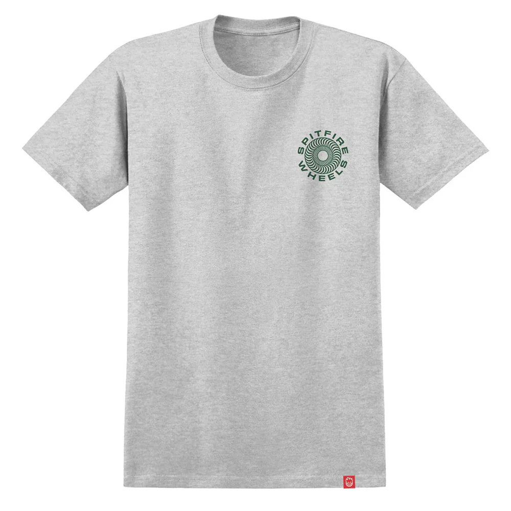 Spitfire - Classic '87 Swirl Fill Tee (Ash/Dark Green)