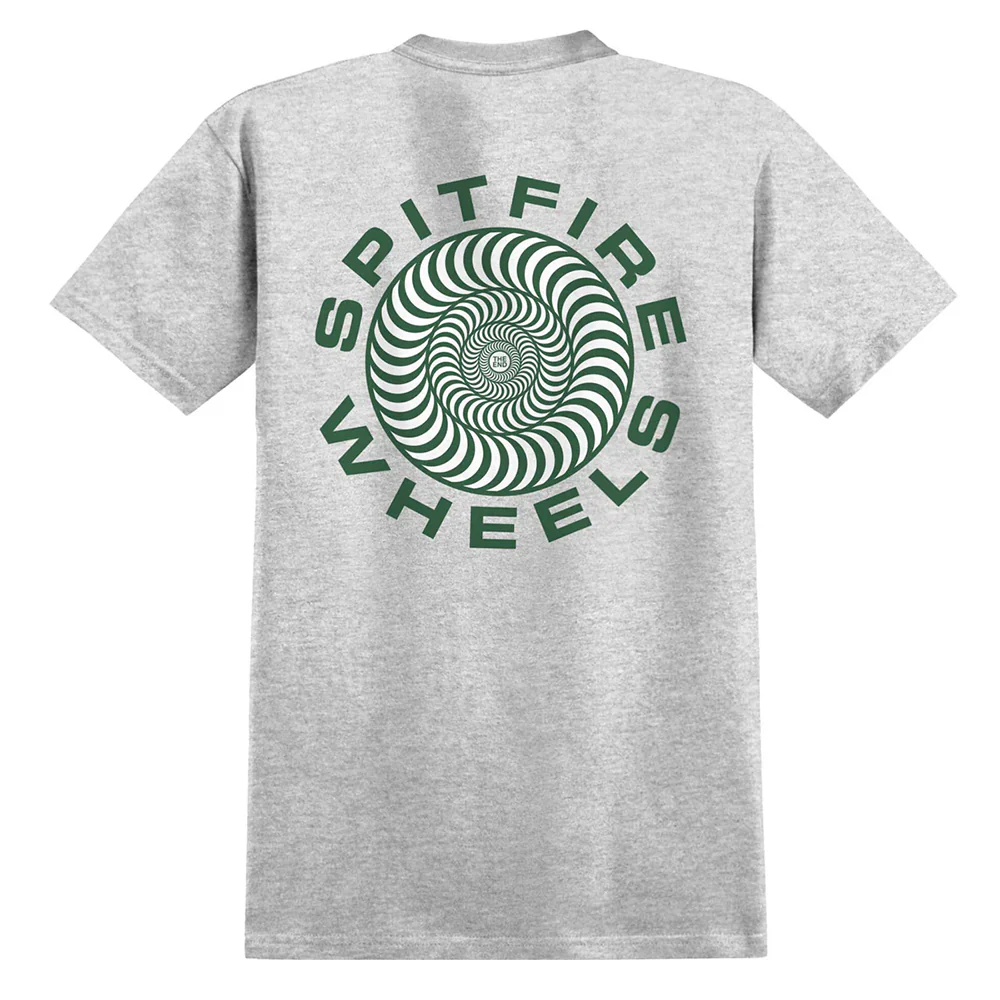 Spitfire - Classic '87 Swirl Fill Tee (Ash/Dark Green) - Image 2