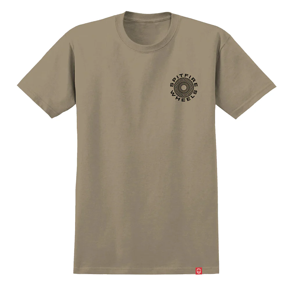 Spitfire - Classic '87 Swirl Fill Tee (Sand/Black/White)