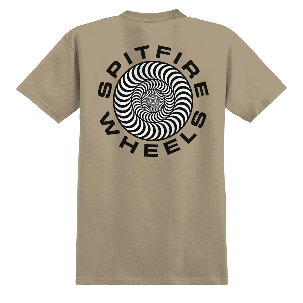 Spitfire - Classic '87 Swirl Fill Tee (Sand/Black/White) - Image 2