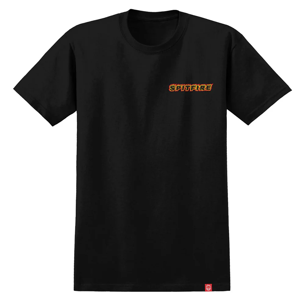 Spitfire - OG Classic Flame Tee (Black/Red/Yellow)