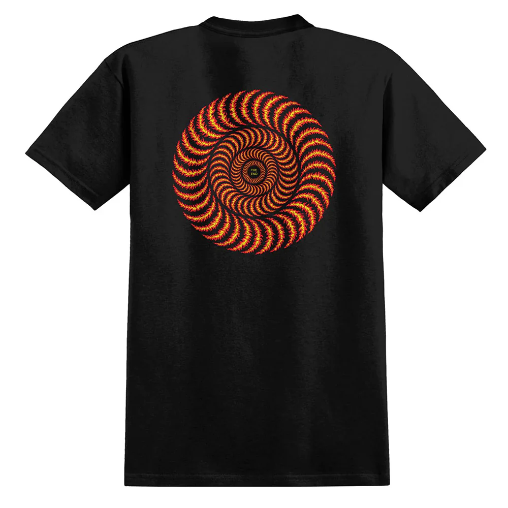 Spitfire - OG Classic Flame Tee (Black/Red/Yellow) - Image 2