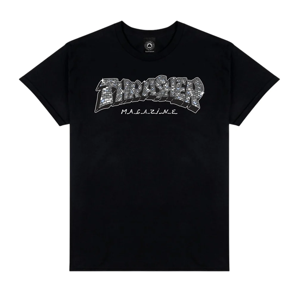 Thrasher - Disco By Spanky Tee (Black)