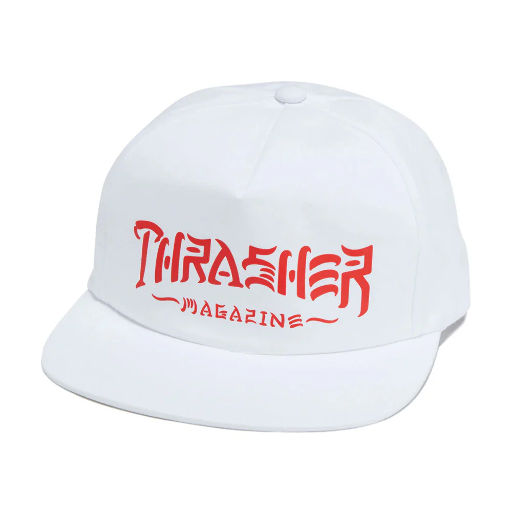 Thrasher - Thrash & Destroy Snapback (White)