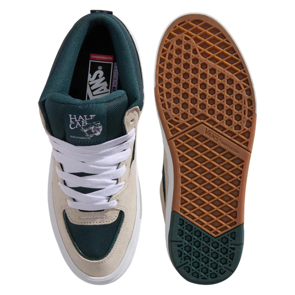 Vans - Skate Half Cab Wafflecup (Oatmeal/Deep Teal) - Image 3